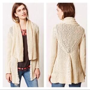 Anthro Knitted & Knotted Small Sirretta Cardigan